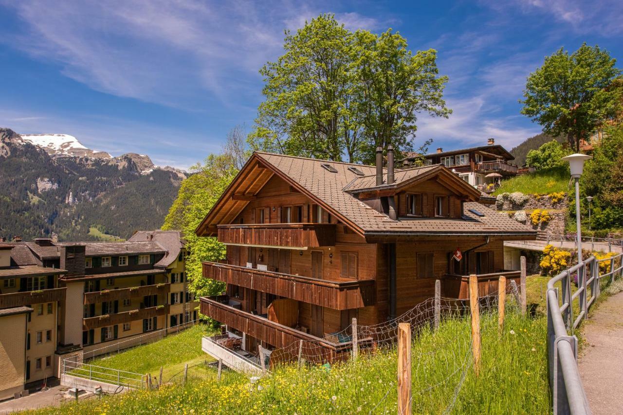 Roossi-Huus 3 Apartman Wengen Kültér fotó